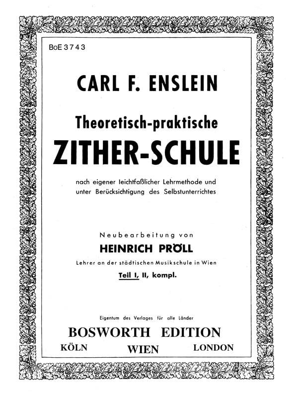 Theoretisch-Praktisch Zither-Schule - Teil 1